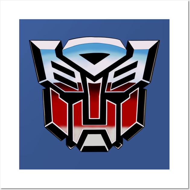 Autobots Logo Wall Art by tabslabred